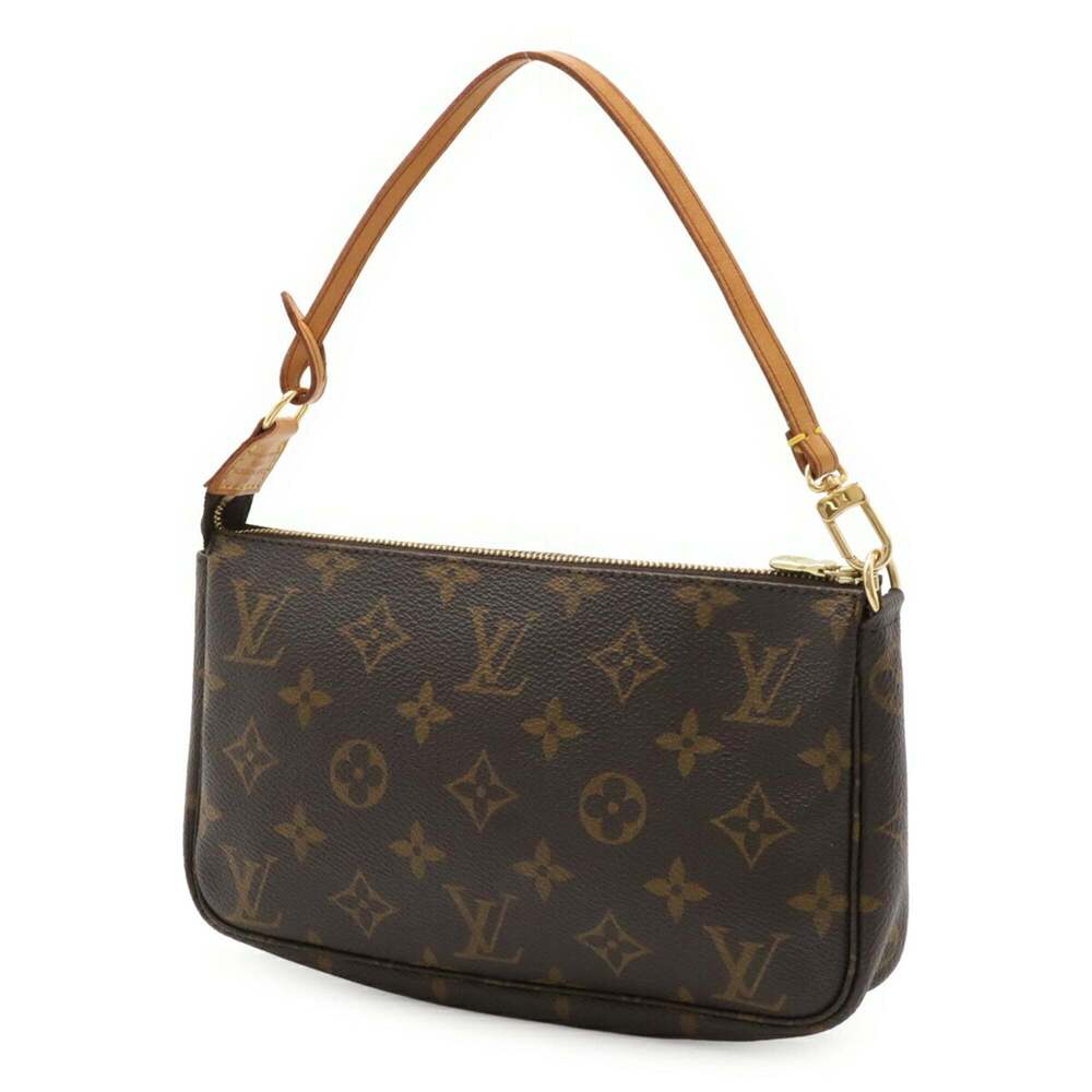 LOUIS VUITTON Brown Monogram Pochette Pouch - Picture 3 of 8